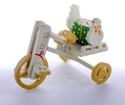 Елочная игрушка - Детский велосипед с багажником 1013 SnowMan - Idh фото 2