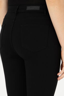 Брюки женские U.S. Polo Assn черные хлопок с эластаном  фото 6