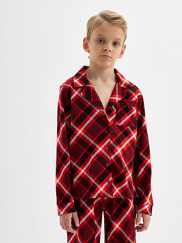 Красная пижама в клетку - Kogankids фото 13