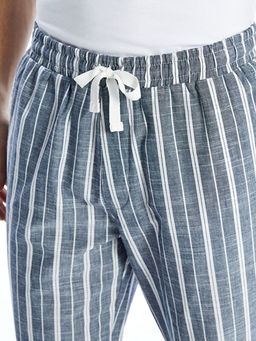 Standart Kal?p ?izgili Erkek Pijama Alt?