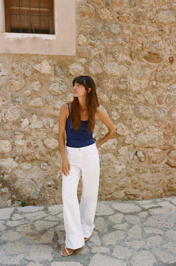 Z1975 SELVEDGE LOOSE WIDE-LEG MID-WAIST JEANS