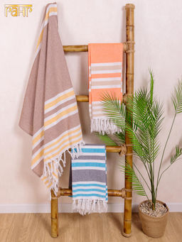 Покрывало-полотенце пляжное (хлопок) Тк№205/5/2 (90х180см) - Ганг фото 5