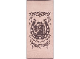 Полотенце махровое 6с102.411ж1 Подкова(т.с.мальв1) 67х150см