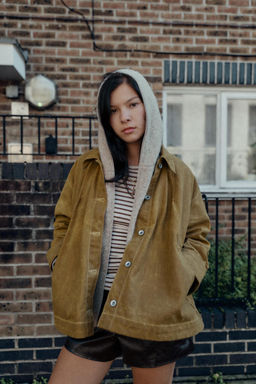 WAXED CAPE JACKET - Zara фото 2