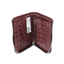Портмоне женское Croco-ПР-931 натуральная кожа 1 отд, 4 карм, ирис кайман (252) 265476  фото 3