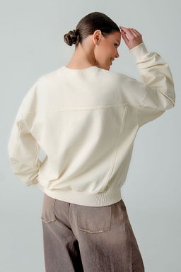 Арт. 1-3105 Свитшот женский 44-50 (4 шт) Цвет:бежевый - Калинка фото 5