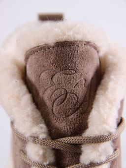 Ботинки 308.927be.Капучино замша з/мех