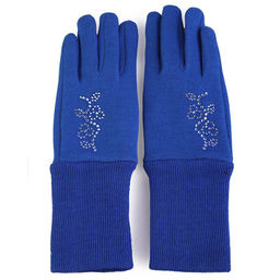 Перчатки подростковые трикотажные с отворотом