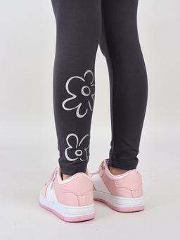 CRB wear / CWKG 70527-48-423 Брюки модель легинсы для девочки,темно-серый  фото 4