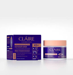 Claire Cosmetics Collagen Active Pro Крем Ночной 45+ 50мл