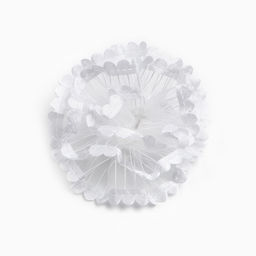 Бант для волос на резинке школьный, белый, 2 штуки, 7 см, Минни Маус