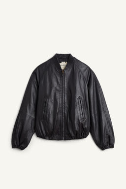 CCN LEATHER BOMBER - Zara фото 3