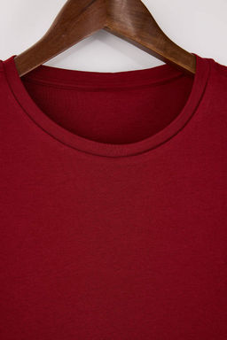 Siyah Regular/Normal Kal?p K?sa Kollu Vatkal? Interlok Orme T-Shirt TWOSS26TS00005 - Trendyolmilla фото 10