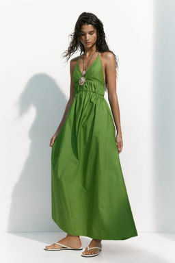 Vestido halter de popelina - H&m фото 5