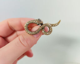 Брошь-кулон ЗМЕЙКА