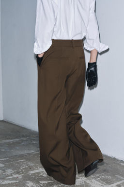 ZW COLLECTION HIGH-WAIST TROUSERS