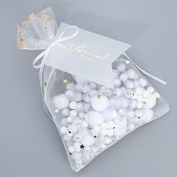 Цена за 5 шт. Мешок из фатина Фантазии, 16 24 см +/- 1.5 см - Дарите счастье фото 4