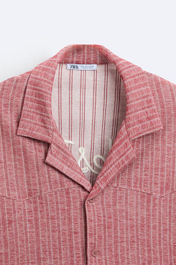 EMBROIDERED JACQUARD SHIRT - Zara фото 9