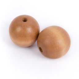 Бусина Zlatka дерево HWBD-40 40 мм 10 х 40 г тёмное дерево