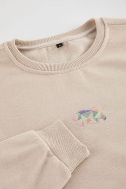 TRENDYOL MAN Tas Bisiklet Yaka Oversize Uzun Kol Sweatshirt TMNAW23SW00191 - Trendyolmilla фото 30