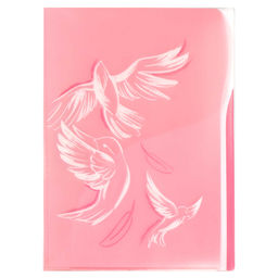 Папка для документов пластиковая арт. 48301/ 6 ПТИЦЫ (полипропилен, формат А4, 31х23.5х1.7 см, 1 отд