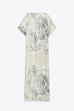 ZW COLLECTION PRINTED MIDI DRESS - Zara фото 5