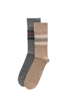 Erkek Gri Melanj _orap