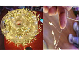 Гирлянда для дома НИТЬ "Мишура" 20 м 500 ламп LED, серебр.провод, мерцание, IP-20, 220v, Белый