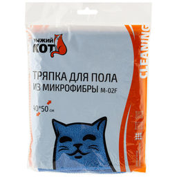 Тряпка для пола из микрофибры М-02F 40*50 см (48-50 гр.) арт. 310205,310228,310229 (002681)