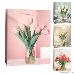 Цена за 12 шт. Пакет подарочный 26х32x10см / 3031-2 /уп 480/микс/210г/м2 - ГалеонТрейд фото 6