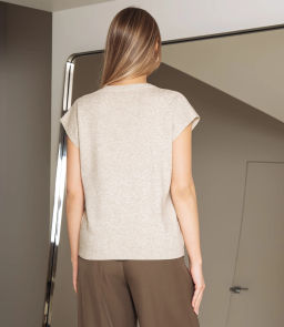 Футболка #КТ6002 (1), бежевый