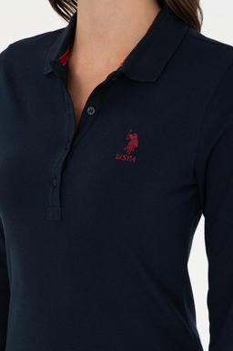 Женский темно-синий базовый свитшот Неожиданная скидка в корзине - U.s. polo assn фото 6