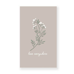 Полотенце кух. Доляна Love everywhere 28х46 см, рогожка, 100% хл, 160г/м2