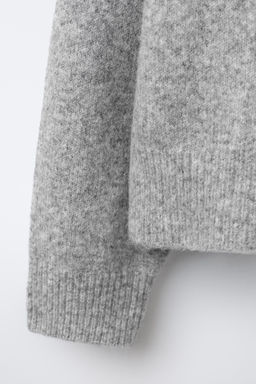 HOODED CARDIGAN WITH CROCHET TRIM - Zara фото 4