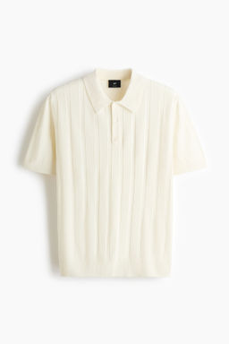 Polo en punto texturizado Regular Fit - H&m фото 2