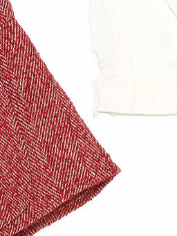 Beli Lastikli K?z ?ocuk ?ort Etek ve K?lotlu ?orap 2li Tak?m