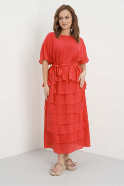 Костюм юбочный 4473 апельсин