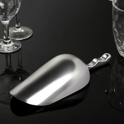 Совок алюминиевый, h=27 см