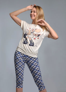 Комплект с бриджами ДОЛЛИ (темно синий №15) - Ивановская трикотажная компания фото 2