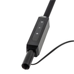 ULM-T619 10W/3000-6500K/DIM BLACK Торшер напольный светодиодный, 10W, с регулировкой наклона. Сенсорный выключатель. Диммер. Черный. ТМ Uniel