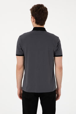 Erkek Regular Fit Polo Yaka Antrasit Basic Ti__rt Sepette S_rpriz _ndirim - U.s. polo assn фото 5