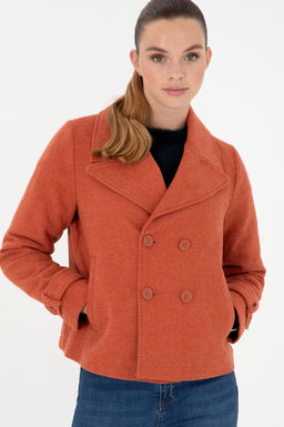 Женское пальто с рисунком плитки - U.s. polo assn фото 3