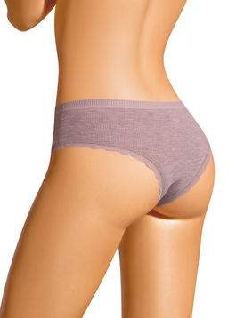 CLE BR025 Трусы жен. База кашкорсе меланж бежевый - Clever wear фото 2