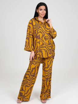 077 ЖЕНСКИЙ КОСТЮМ (брюки) (Желтый)