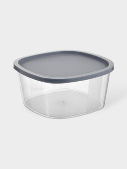 Цена за 2 шт. Контейнер для продуктов с мерной шкалой SparkPlast BioFresh, 2.65 л, прозрачный, пластик, крышка МИКС