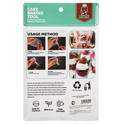 Кондитерский набор 11 предметов Мастер: мешок для крема п/эт 26см, насадка из нержавеющей стали - 5 штук, д1,8см, h3,2см; фиксатор винтовой для насадок пластик; ножницы пластик, гвоздик держатель 6,5см нержавеющая сталь; шпатель спатула прямой 22,7 - Домашняя мода фото 5