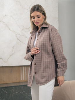 23-017 Рубашка - Вишня фото 8