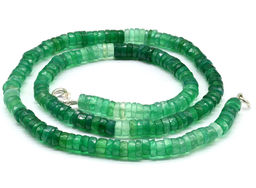 Бусы из Хризопраза диски гр.6мм, 47см, 29,9г