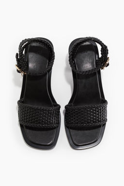 Sandalias de tac?n trenzadas - H&m фото 5