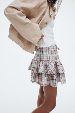 Falda escalonada con cord?n de ajuste - H&m фото 8